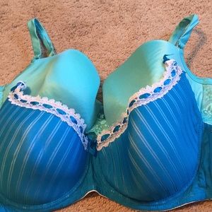 Two bras with underwire.